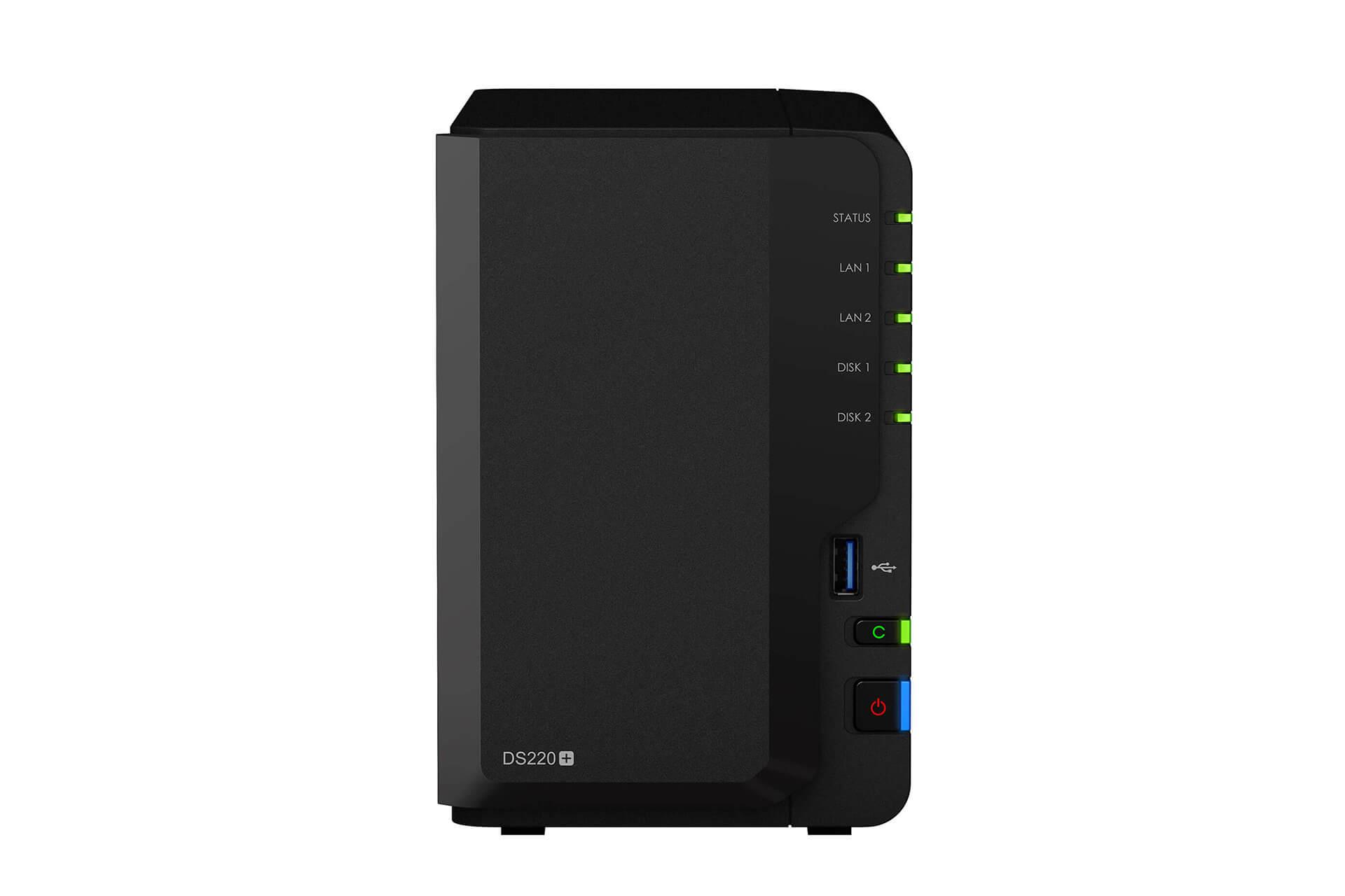 Synology DS220+ 2-Bay 20TB Bundle with 2x 10TB IronWolf Pro